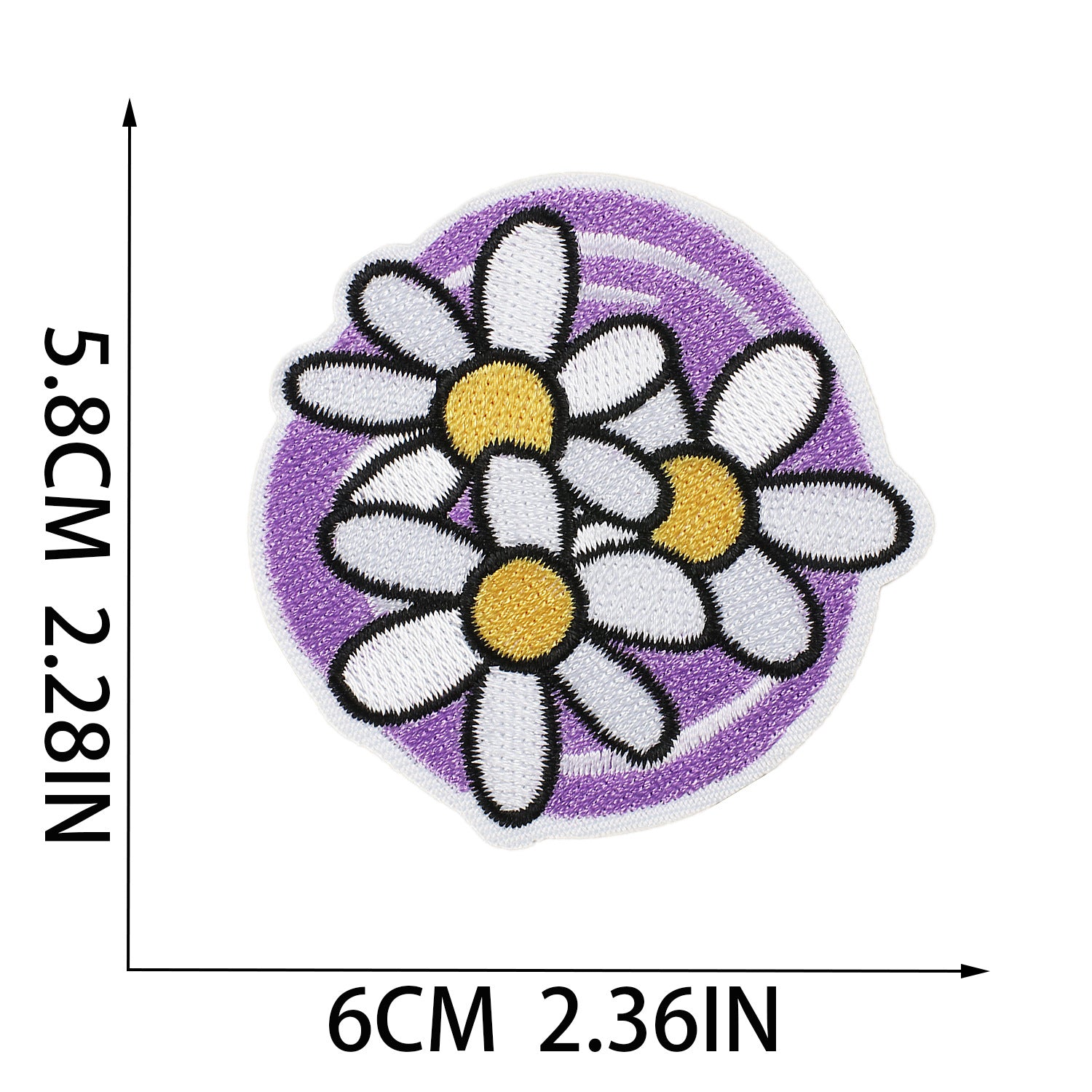 Wholesale Hundred Flowers Embroidery Patches Colorful Flowers Embroidery Patches